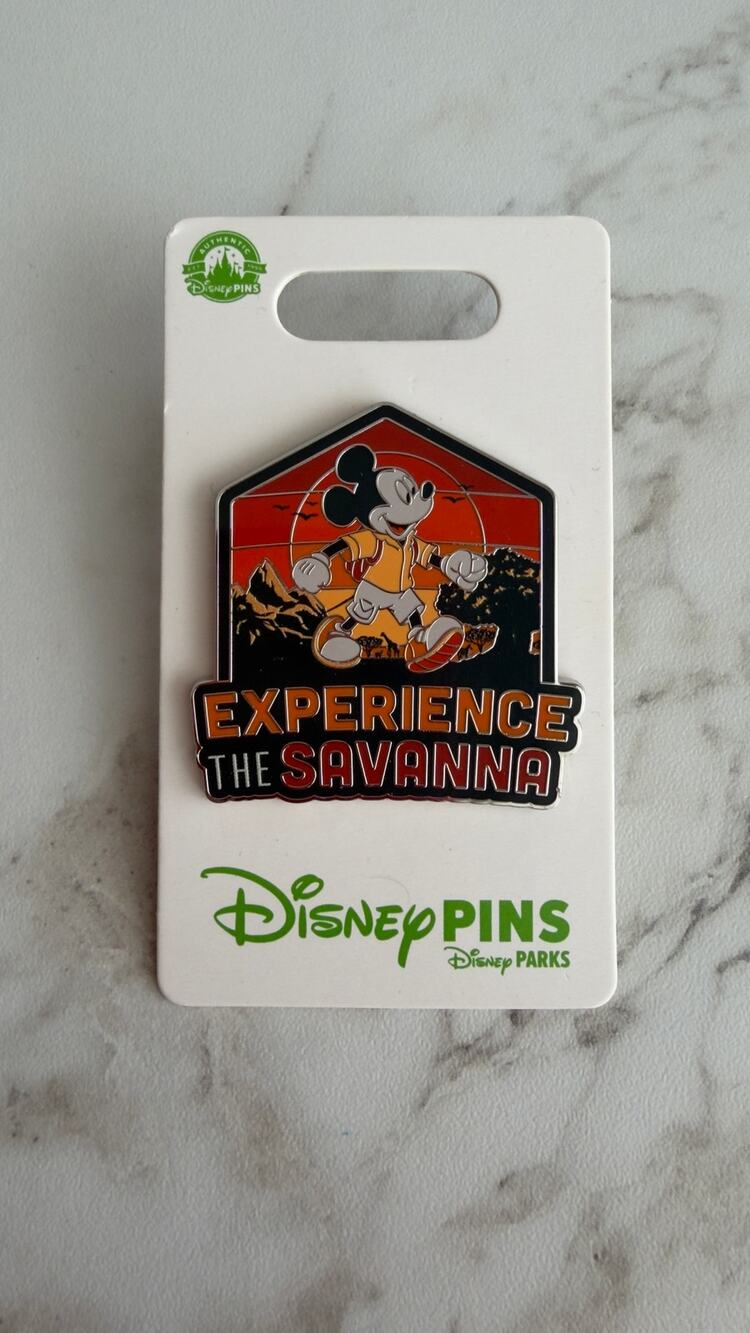 Disney Parks Animal Kingdom Mickey Mouse Experience the Savanna Pin NEW